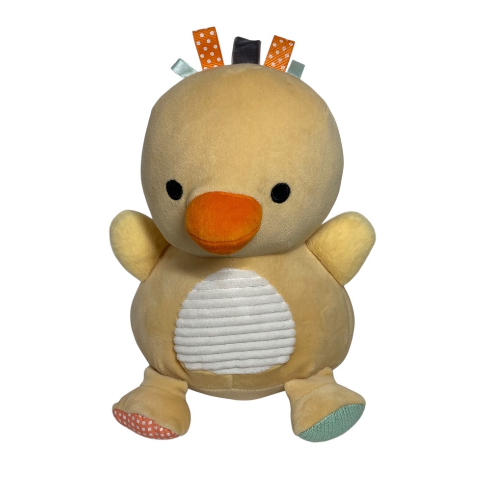 Make Believe Ideas Chick Duck Stuffed Plush Yellow Orange 10"